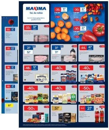 Maxima - Maxima Akcijų ir nuolaidų leidinys Nr. 51 2025-12-16 – 2025-12-28