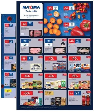 Maxima - Naujausias Maxima akcijų leidinys | 2025-12-16 - 2025-12-28 2025-12-16 – 2025-12-28