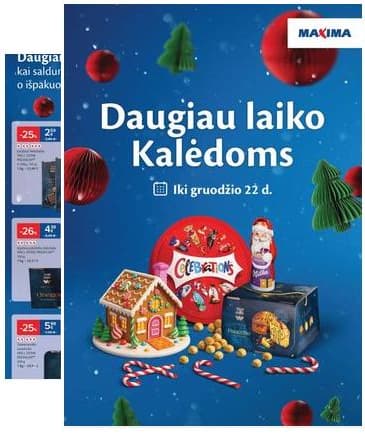 Maxima - Daugiau laiko Kalėdoms 2025-12-16 – 2025-12-22