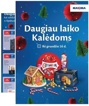 Maxima - Daugiau laiko Kalėdoms 2025-12-16 – 2025-12-26