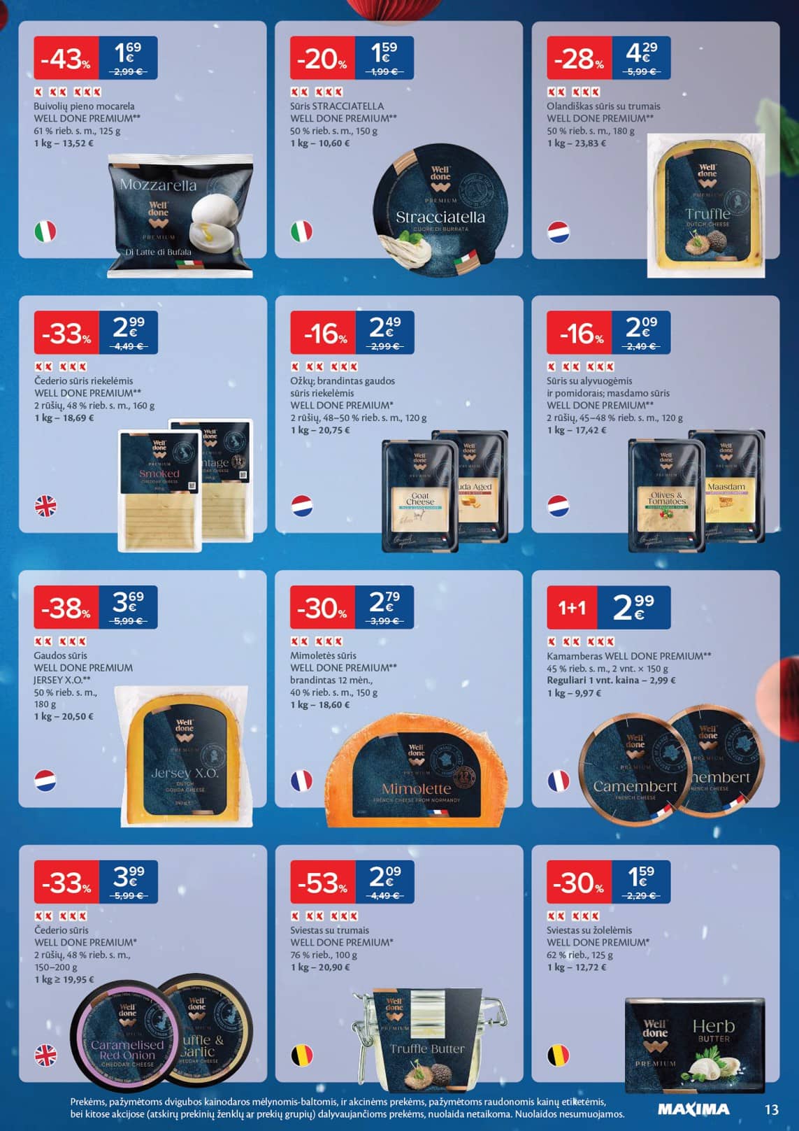 Maxima - Maxima Kalėdų akcijų leidinys | 2025-12-16 - 2025-12-26 13 puslapis