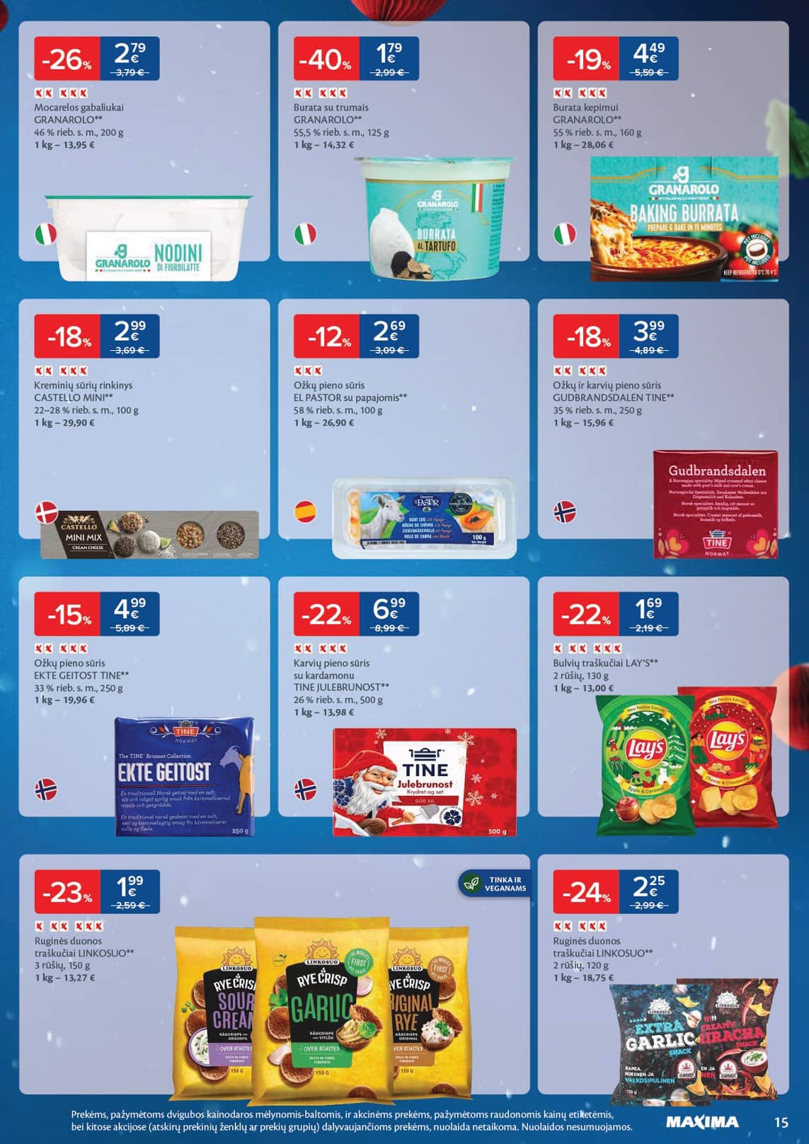 Maxima - Maxima Kalėdų akcijų leidinys | 2025-12-16 - 2025-12-26 15 puslapis