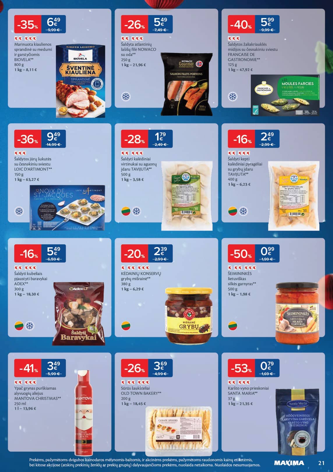 Maxima - Maxima Kalėdų akcijų leidinys | 2025-12-16 - 2025-12-26 21 puslapis