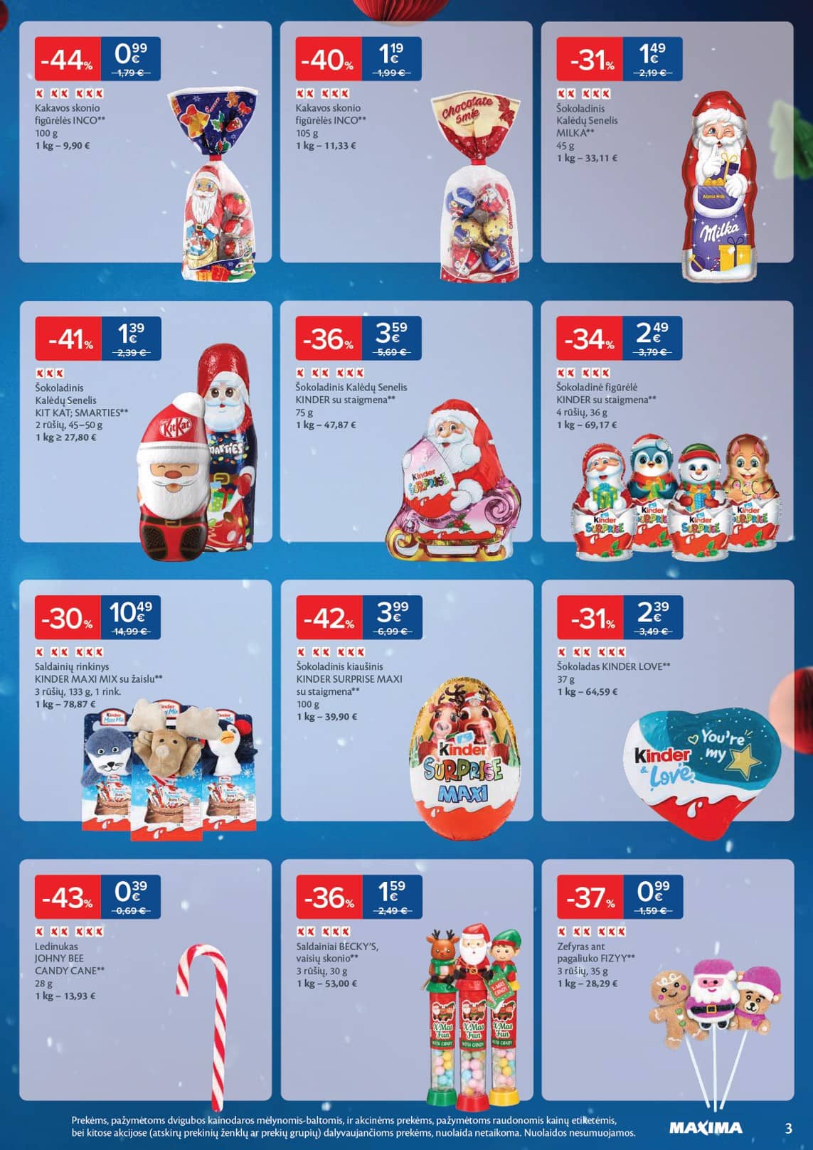 Maxima - Maxima Kalėdų akcijų leidinys | 2025-12-16 - 2025-12-26 3 puslapis