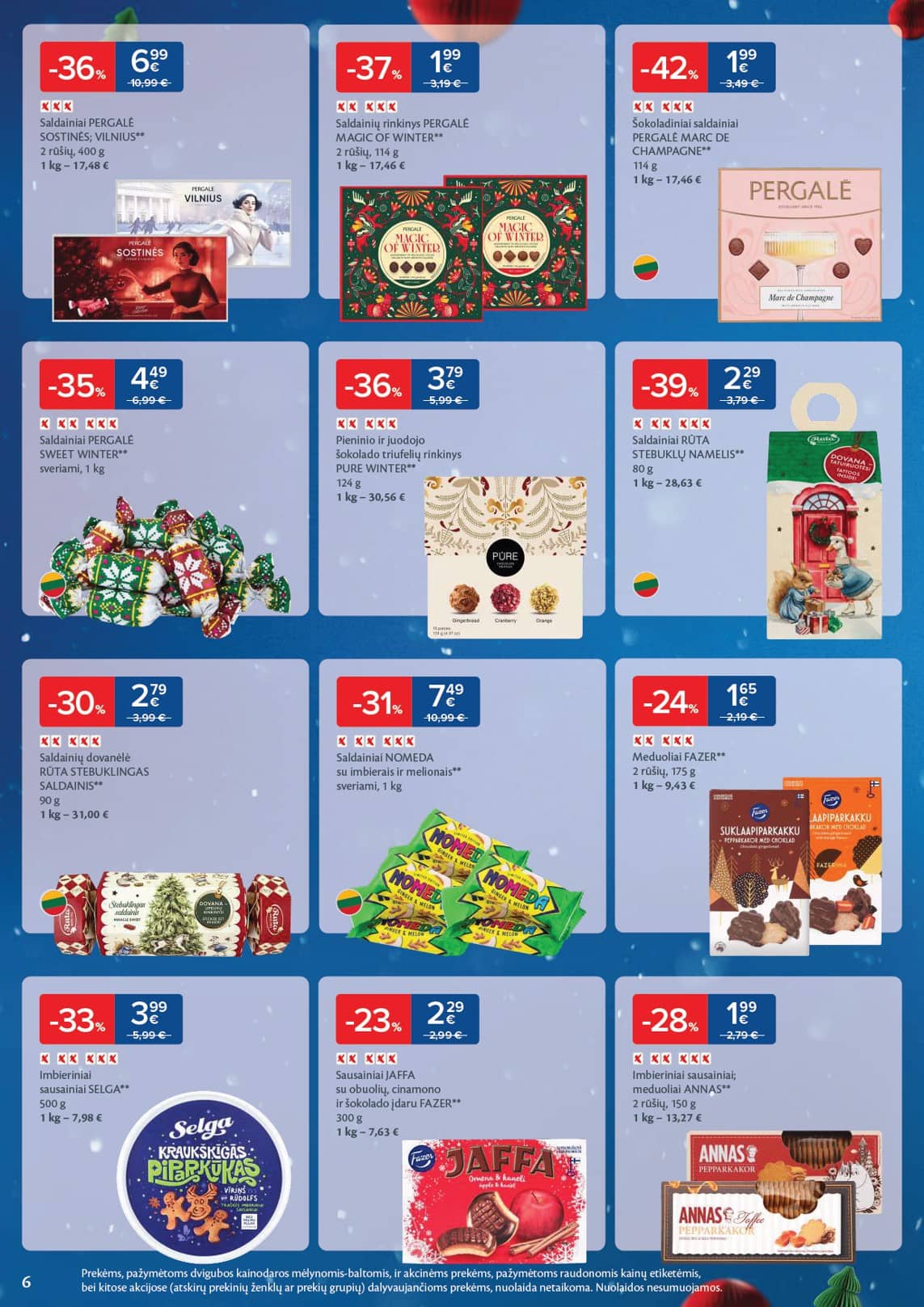 Maxima - Maxima Kalėdų akcijų leidinys | 2025-12-16 - 2025-12-26 6 puslapis