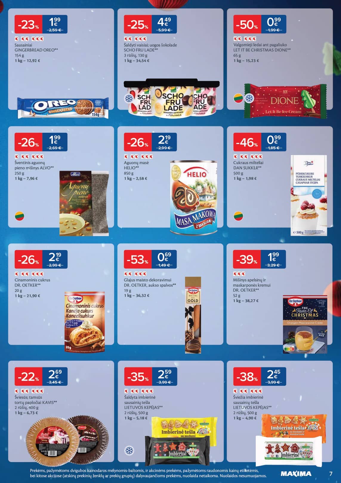 Maxima - Maxima Kalėdų akcijų leidinys | 2025-12-16 - 2025-12-26 7 puslapis