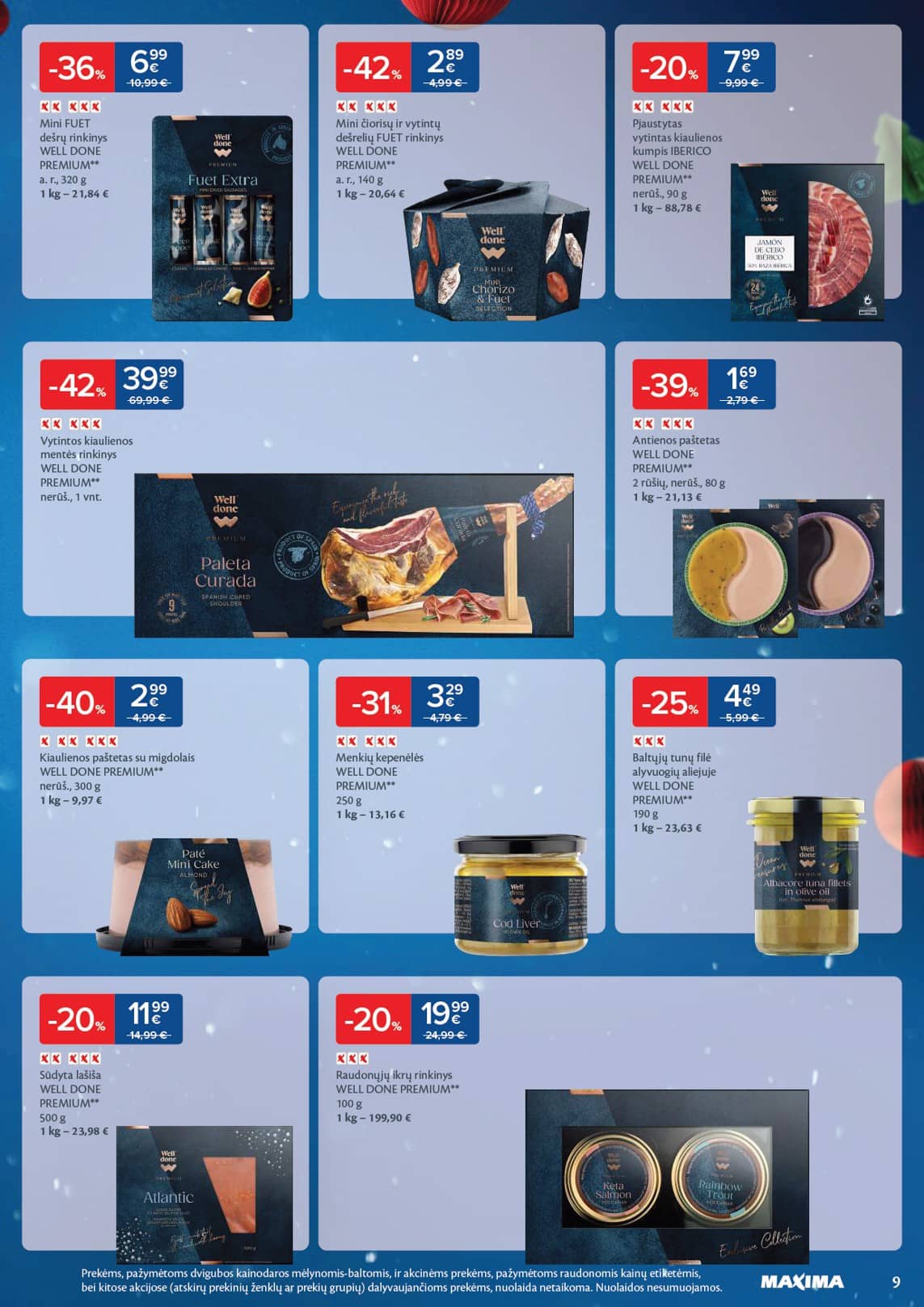 Maxima - Maxima Kalėdų akcijų leidinys | 2025-12-16 - 2025-12-26 9 puslapis