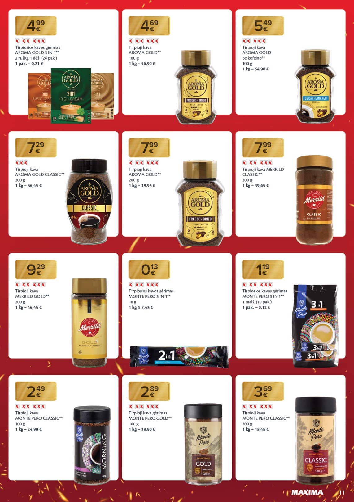Maxima - Nukalta kaina – visada kaip per akciją 11 puslapis