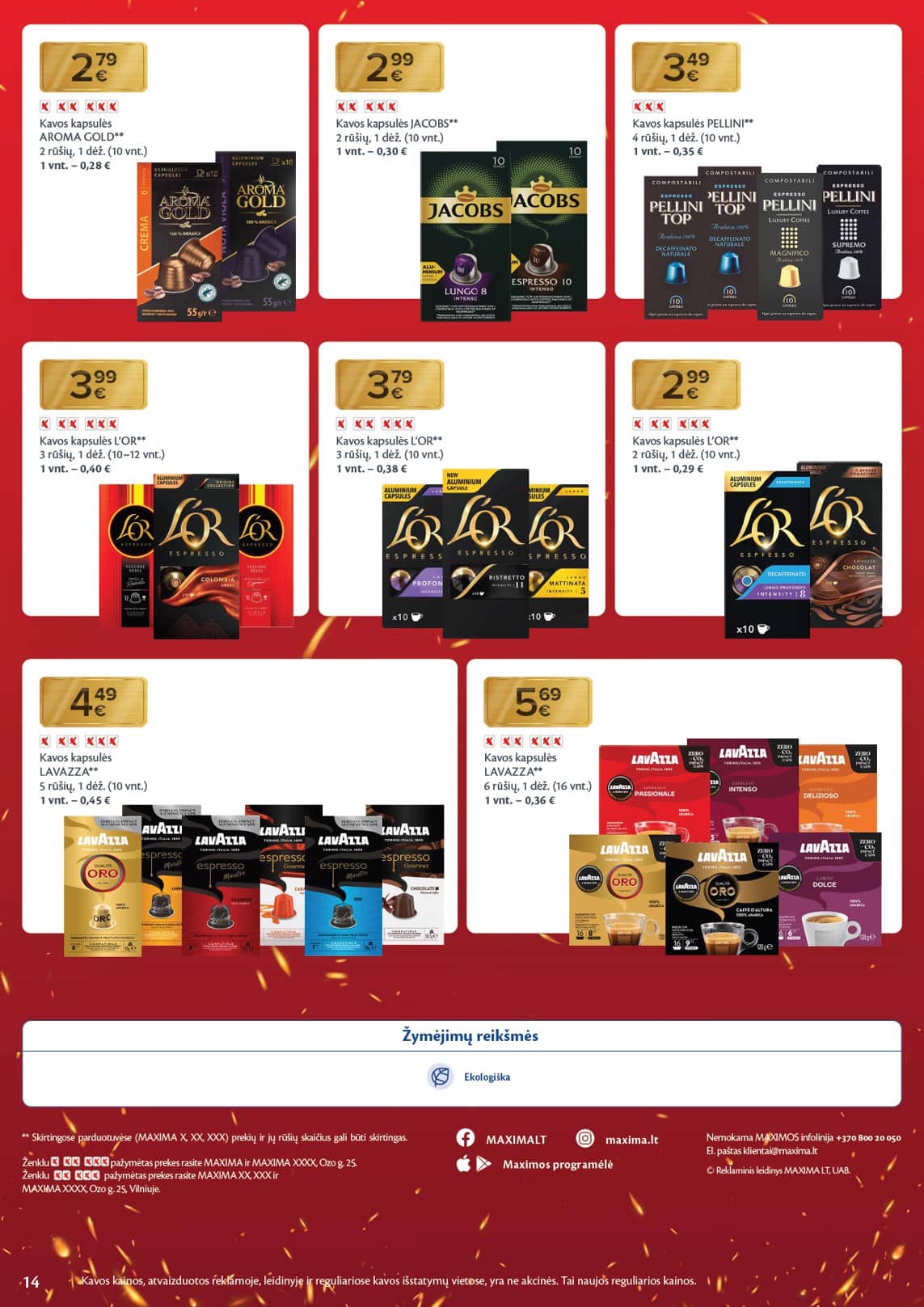 Maxima - Nukalta kaina – visada kaip per akciją 14 puslapis