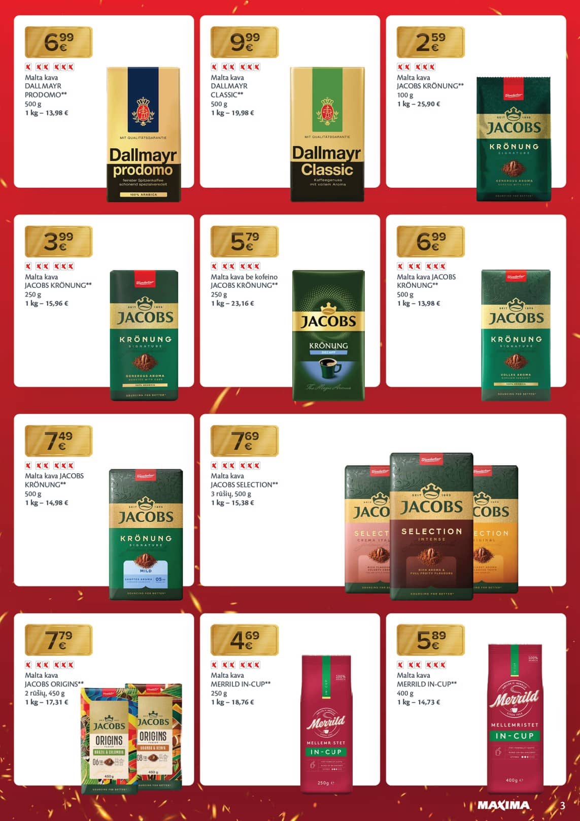 Maxima - Nukalta kaina – visada kaip per akciją 3 puslapis