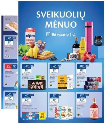 Maxima - Maxima SVEIKUOLIŲ MĖNUO akcijų leidinys 2026-01-06 – 2026-02-02