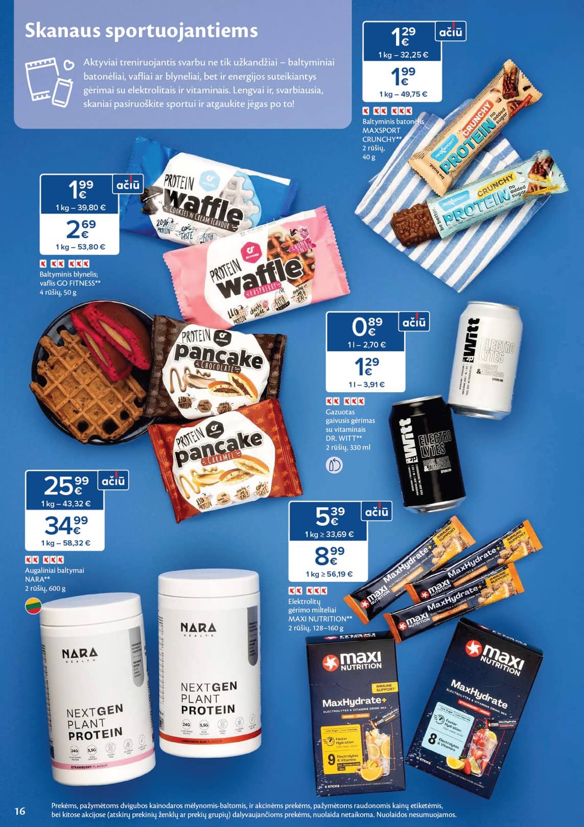 Maxima - Maxima SVEIKUOLIŲ MĖNUO akcijų leidinys 16 puslapis
