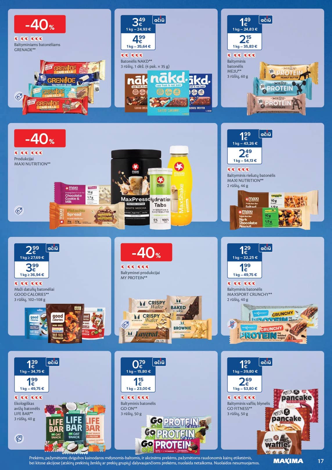 Maxima - Maxima SVEIKUOLIŲ MĖNUO akcijų leidinys 17 puslapis