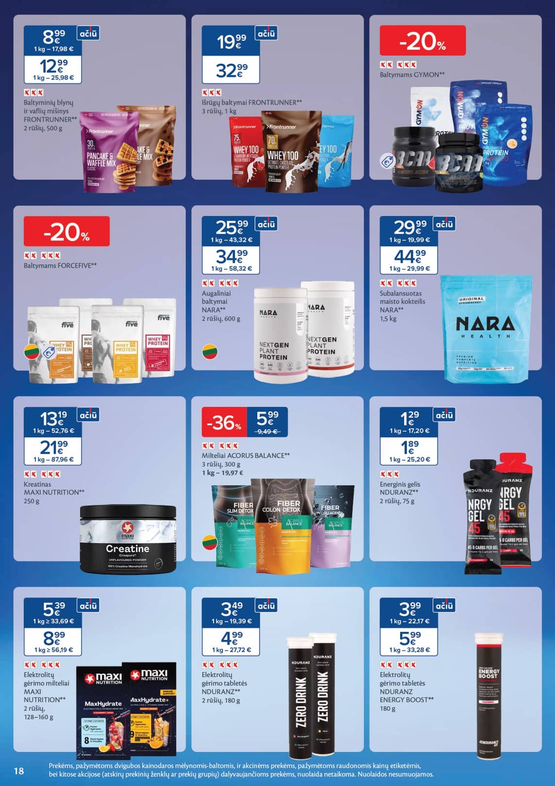 Maxima - Maxima SVEIKUOLIŲ MĖNUO akcijų leidinys 18 puslapis