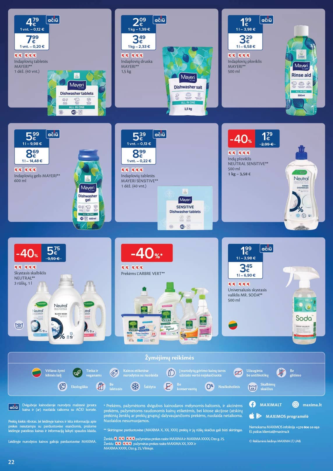 Maxima - Maxima SVEIKUOLIŲ MĖNUO akcijų leidinys 22 puslapis