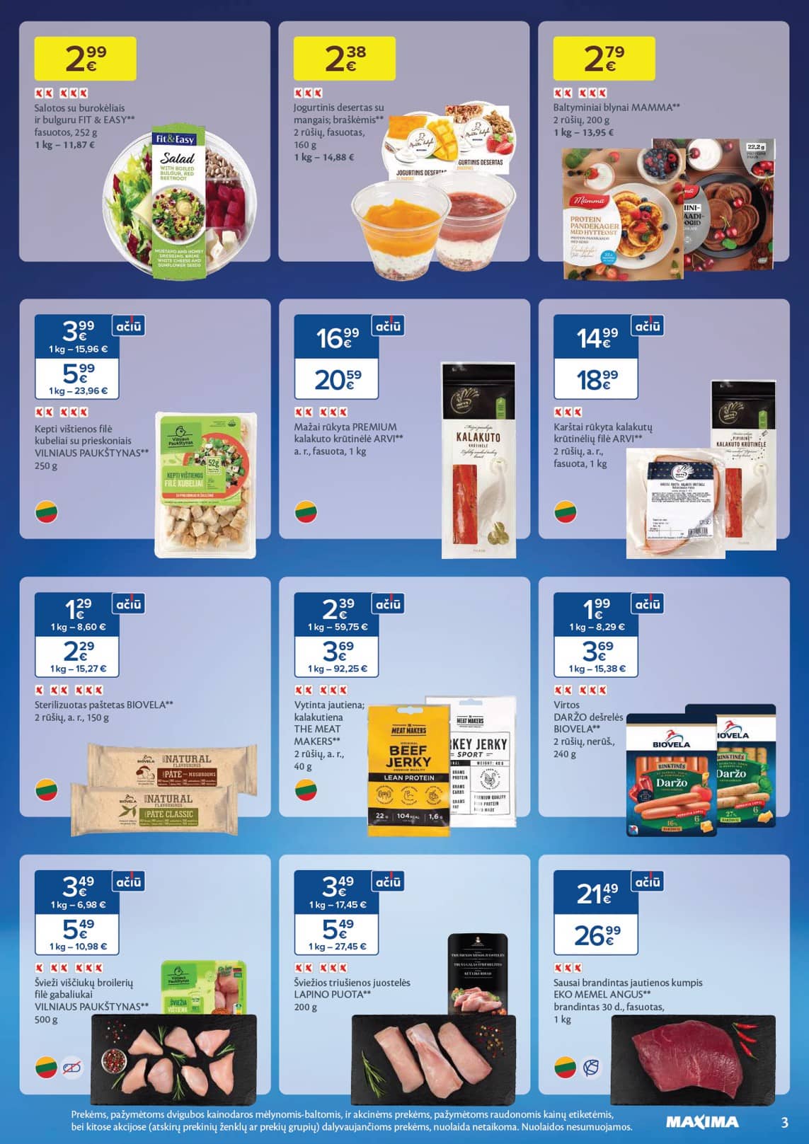 Maxima - Maxima SVEIKUOLIŲ MĖNUO akcijų leidinys 3 puslapis