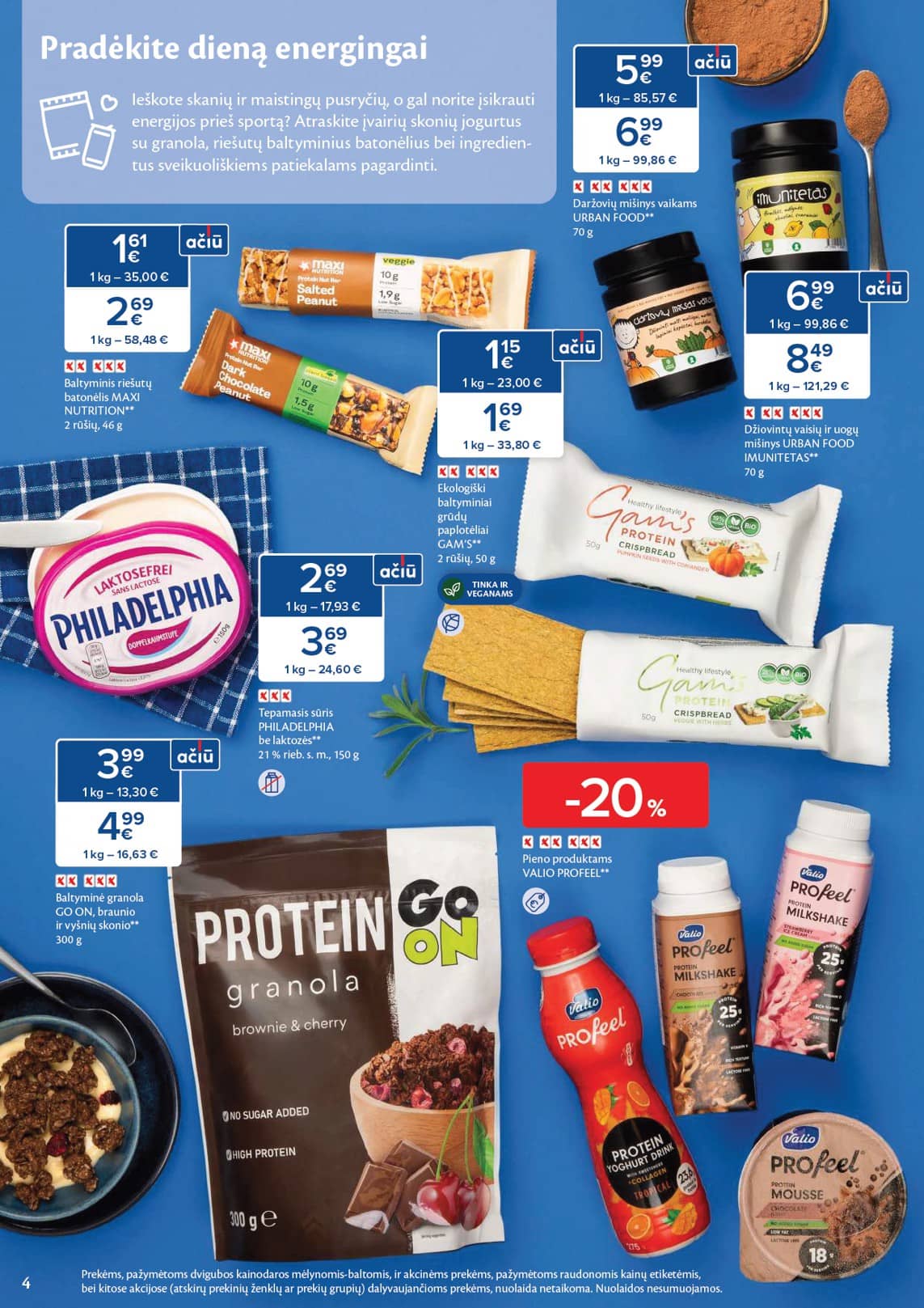 Maxima - Maxima SVEIKUOLIŲ MĖNUO akcijų leidinys 4 puslapis