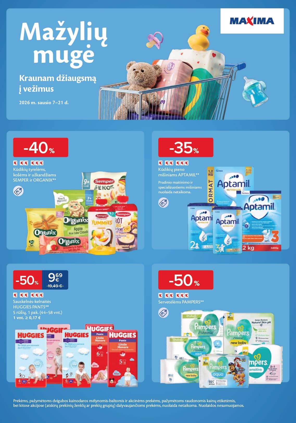 Maxima - Maxima Mažylių mugė 1 puslapis