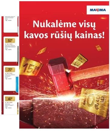 Maxima - Nukalta kaina – visada kaip per akciją 2026-01-13 – 2026-01-19