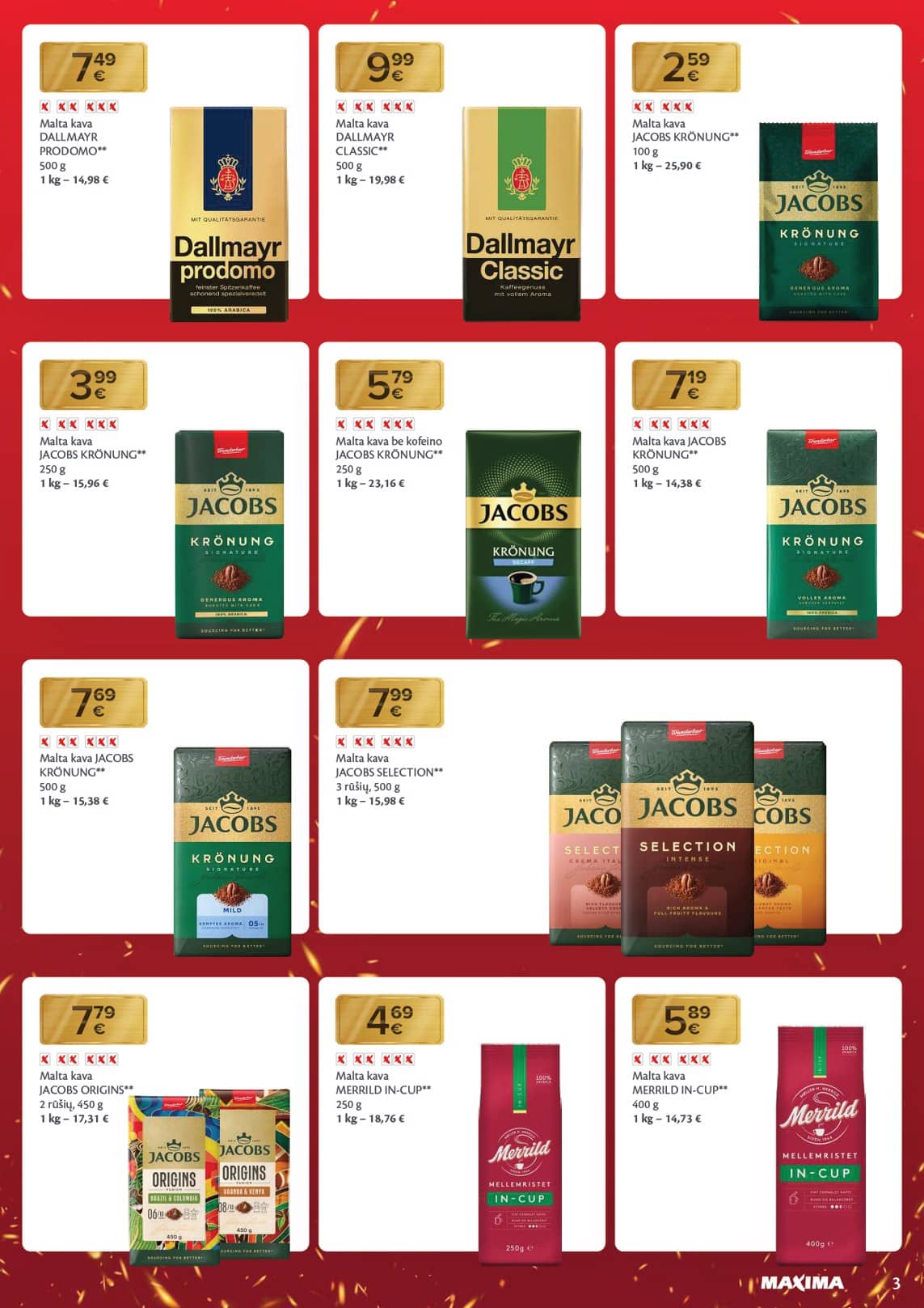 Maxima - Nukalta kaina – visada kaip per akciją 3 puslapis