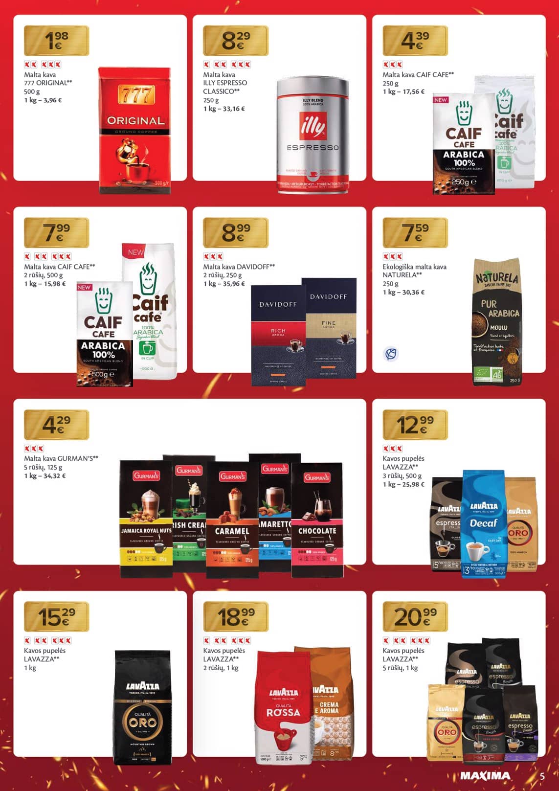 Maxima - Nukalta kaina – visada kaip per akciją 5 puslapis
