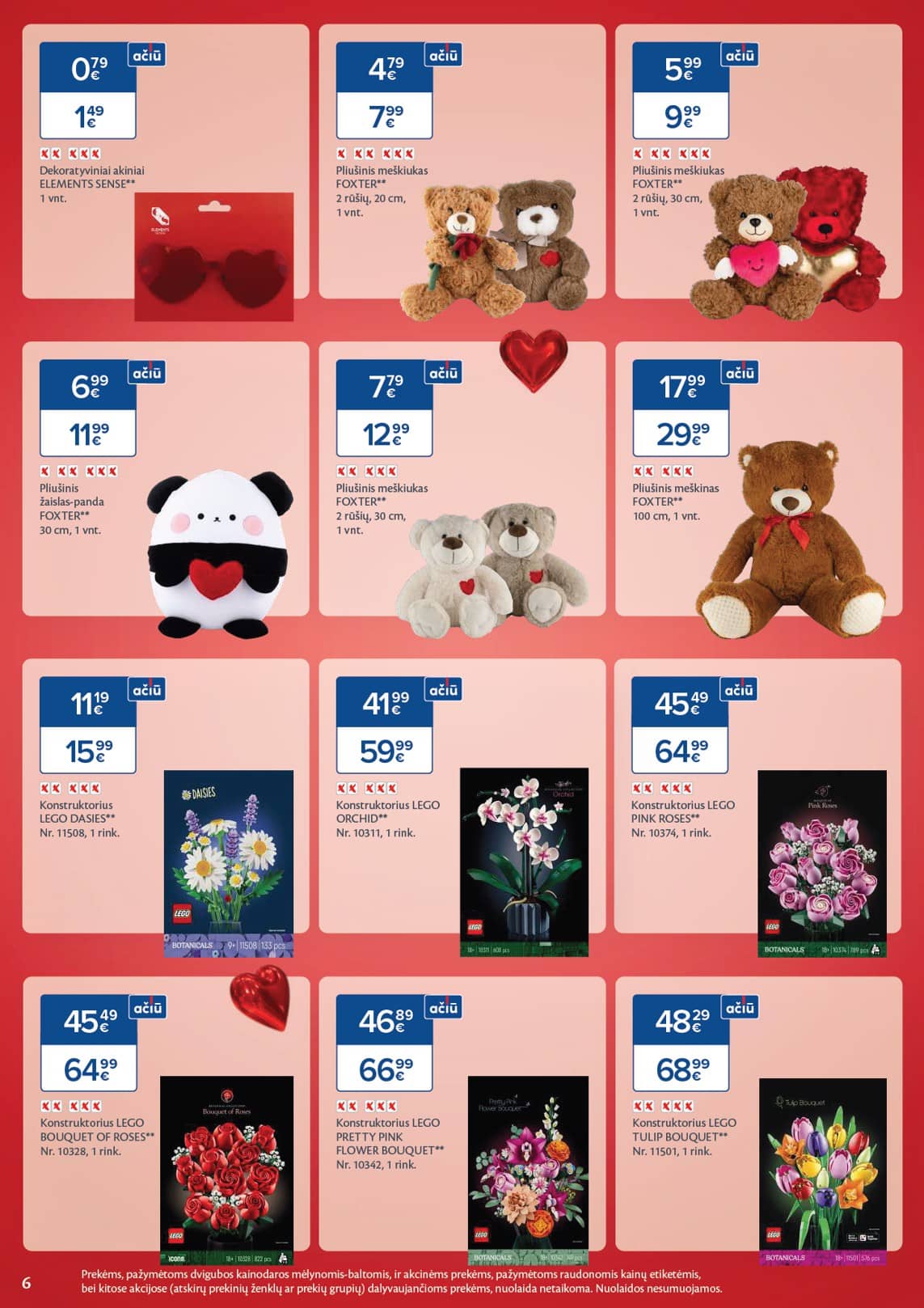 Maxima - Maxima VALENTINO MĖNUO akcijų leidinys | 2026-01-22 - 2026-02-16 6 puslapis