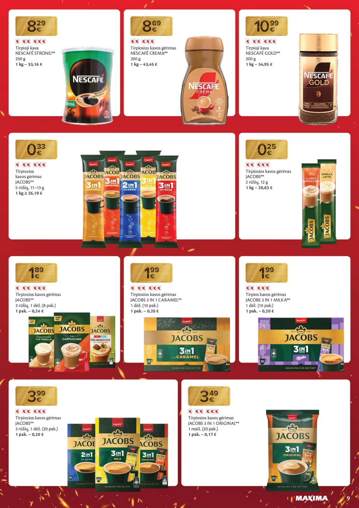 Maxima - Nukalta kaina – visada kaip per akciją 9 puslapis