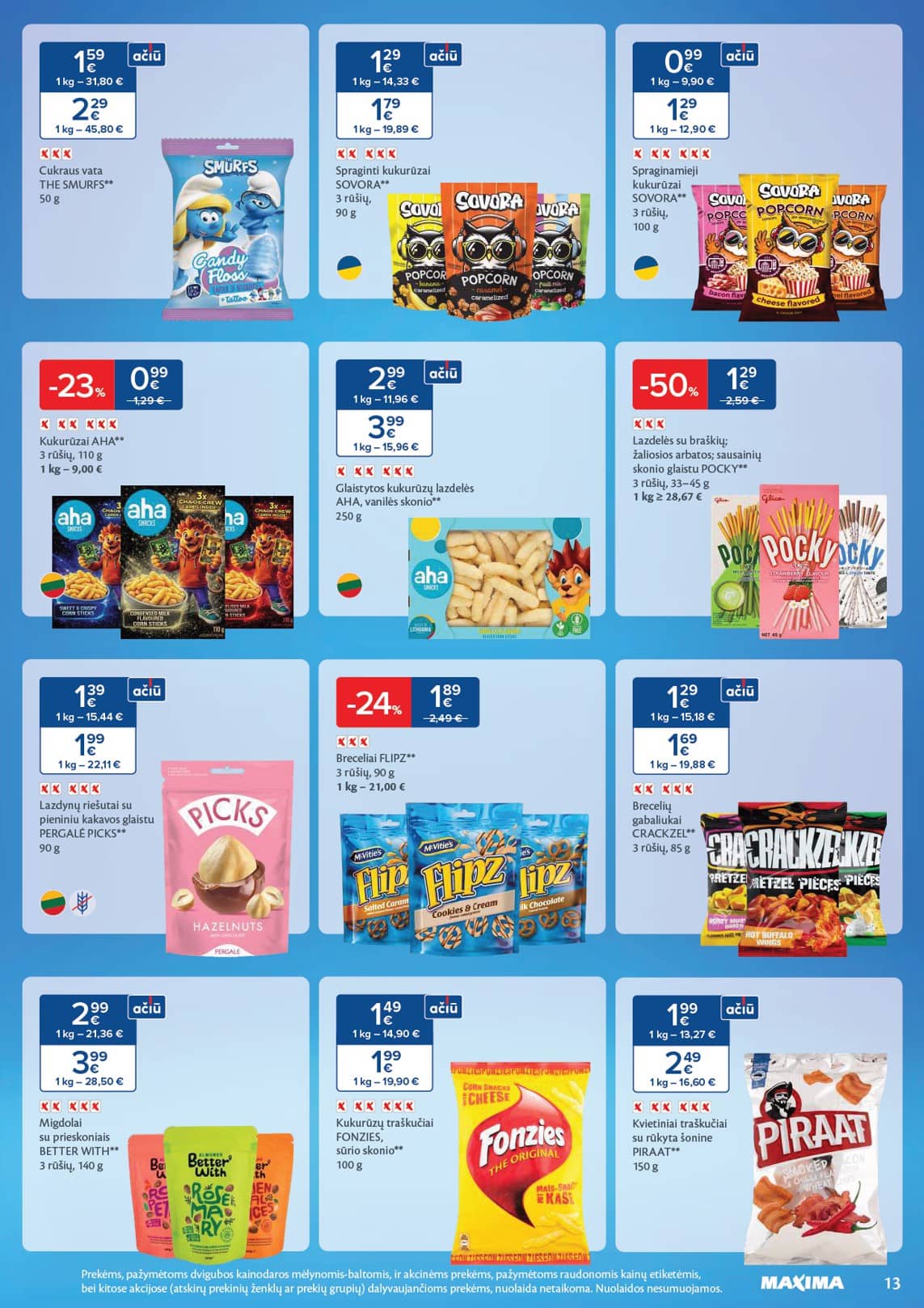Maxima - SALDUMYNŲ IR UŽKANDŽIŲ MĖNUO 13 puslapis