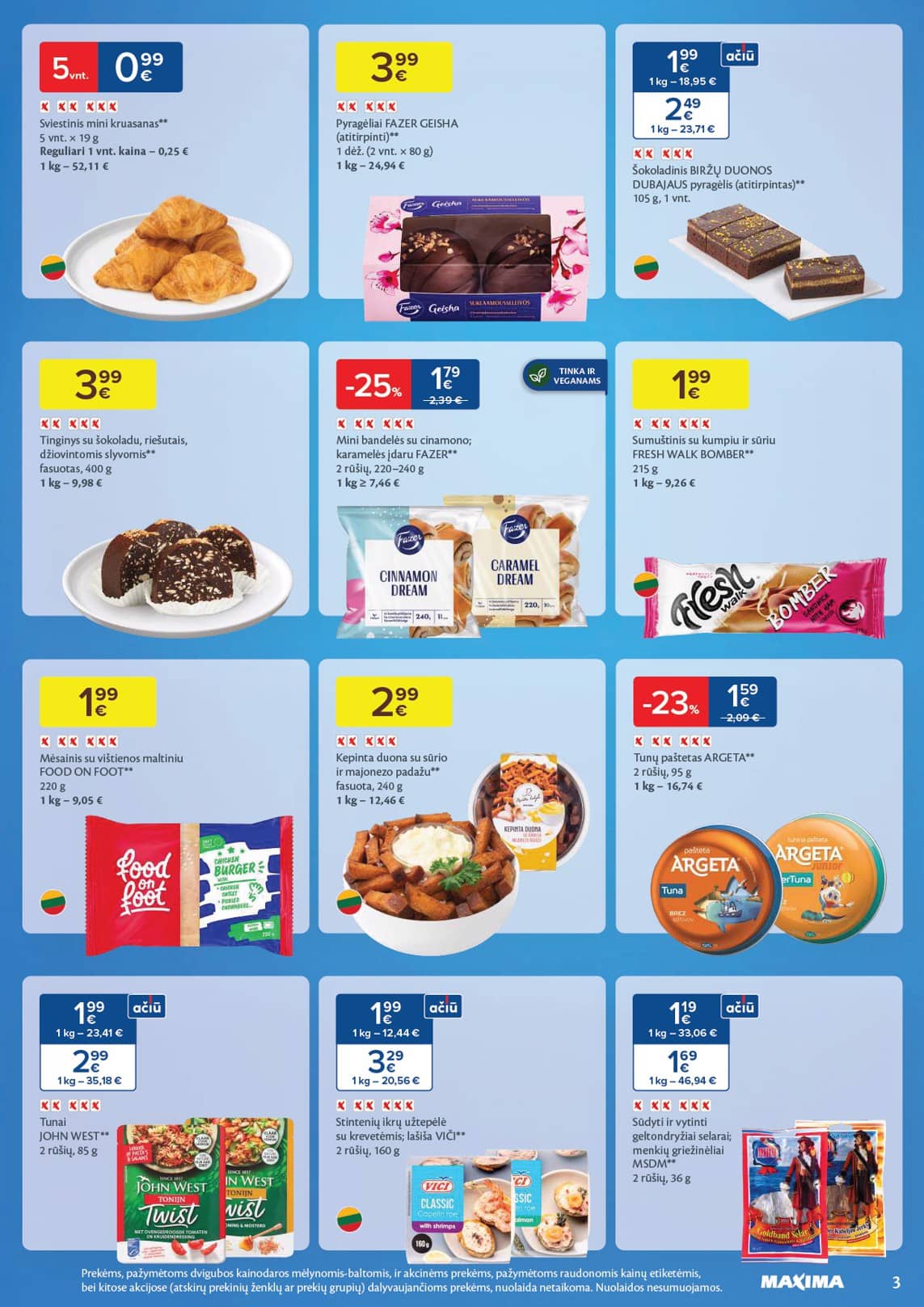 Maxima - SALDUMYNŲ IR UŽKANDŽIŲ MĖNUO 3 puslapis