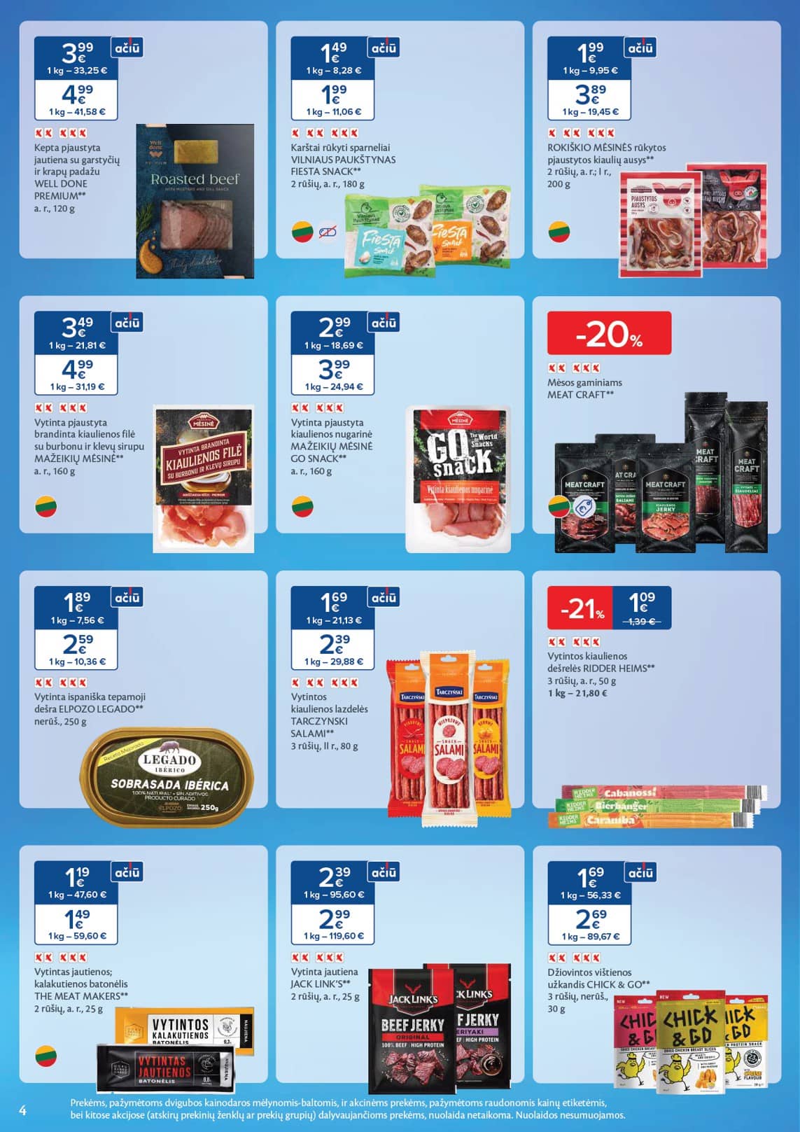 Maxima - SALDUMYNŲ IR UŽKANDŽIŲ MĖNUO 4 puslapis