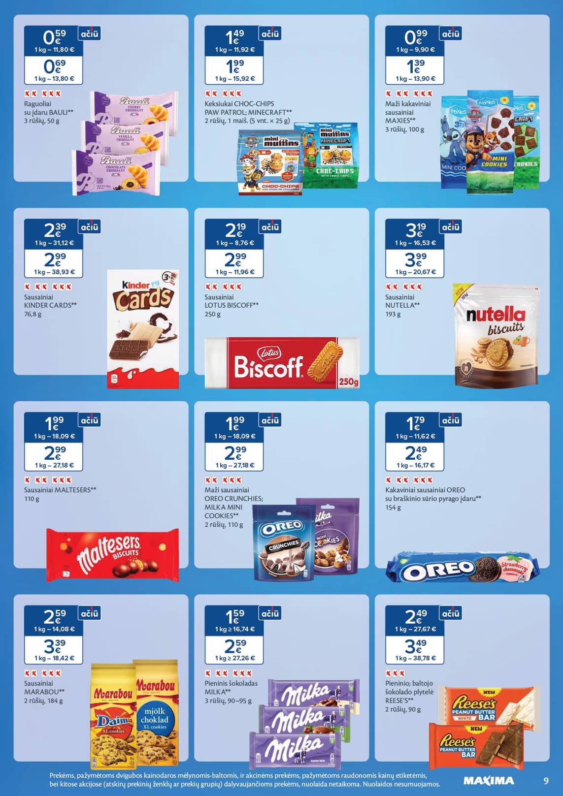 Maxima - SALDUMYNŲ IR UŽKANDŽIŲ MĖNUO 9 puslapis