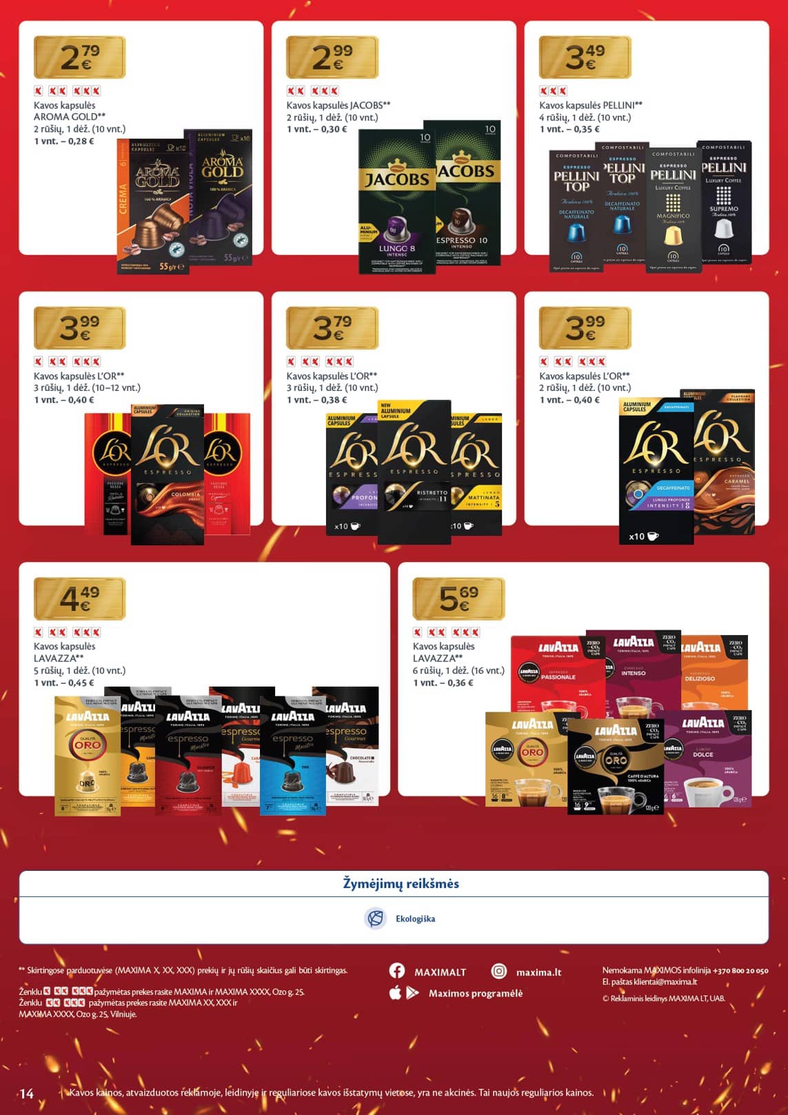 Maxima - Nukalta kaina – visada kaip per akciją 14 puslapis