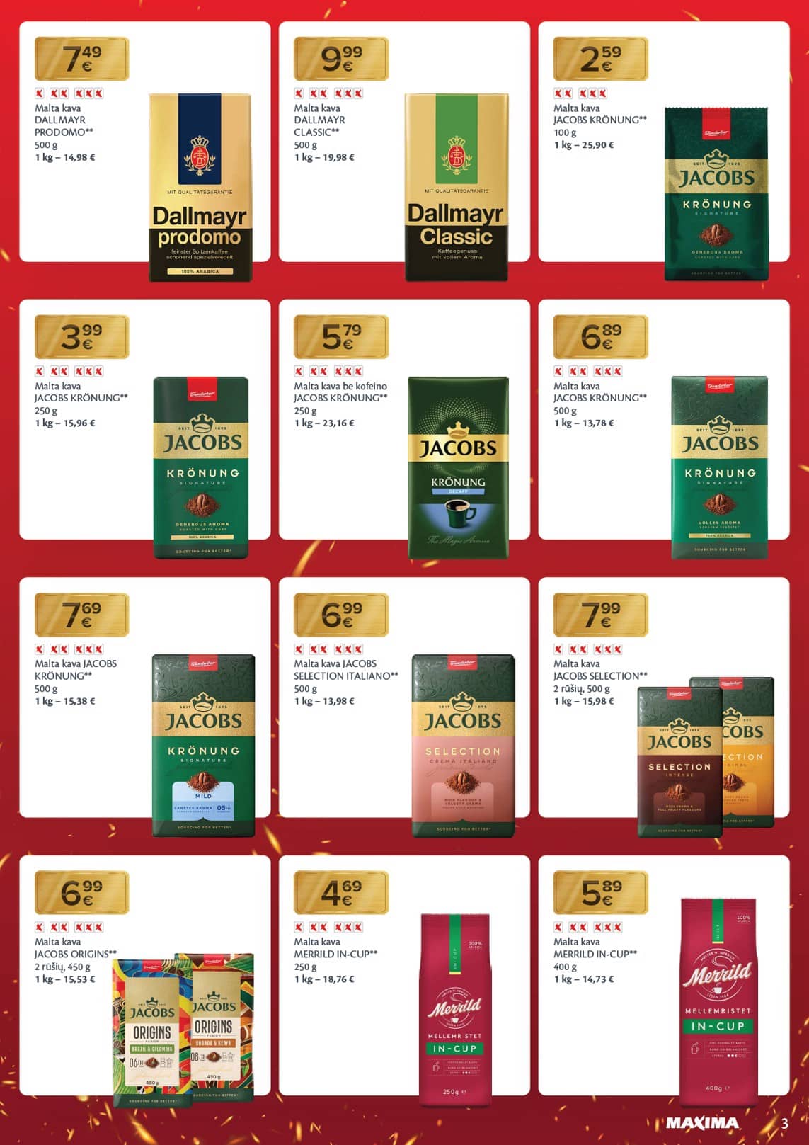 Maxima - Nukalta kaina – visada kaip per akciją 3 puslapis