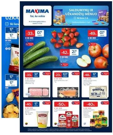 Maxima - Naujausias Maxima akcijų leidinys | 2026-02-17 - 2026-02-23 2026-02-17 – 2026-02-23