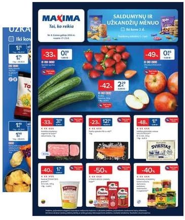 Maxima - Naujausias Maxima akcijų leidinys | 2026-02-17 - 2026-02-23 2026-02-17 – 2026-02-23