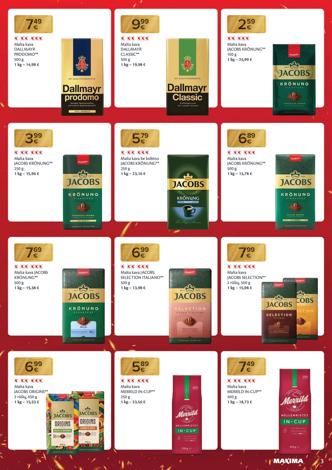 Maxima - Nukalta kaina – visada kaip per akciją 3 puslapis