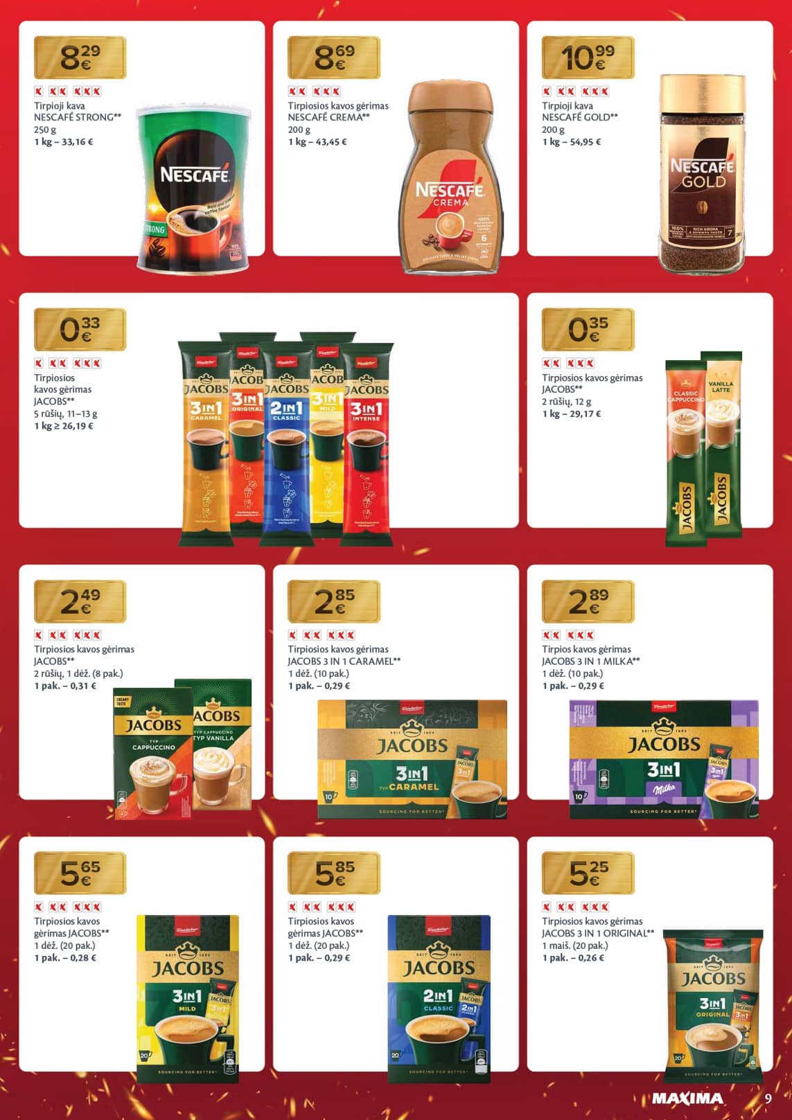 Maxima - Nukalta kaina – visada kaip per akciją 9 puslapis