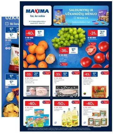 Maxima - Naujausias Maxima akcijų leidinys | 2026-02-24 - 2026-03-02 2026-02-24 – 2026-03-02