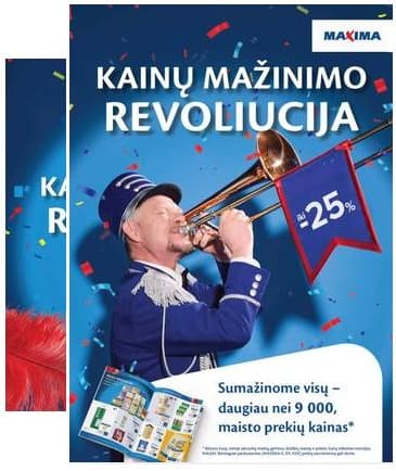 Maxima - Maxima nuolaidų leidinys "Kainų mažinimo revoliucija" | 2026-03-03 - 2026-04-06 2026-03-03 – 2026-04-06