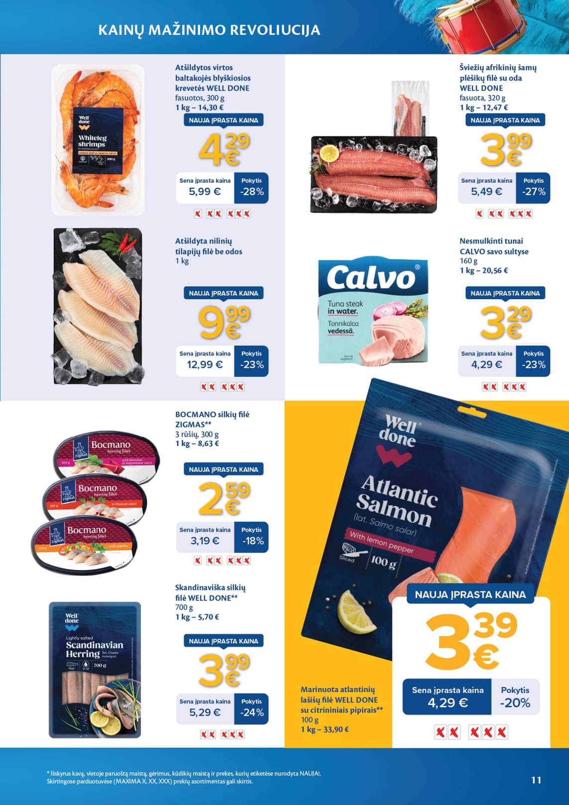 Maxima - Maxima nuolaidų leidinys "Kainų mažinimo revoliucija" | 2026-03-03 - 2026-04-06 11 puslapis
