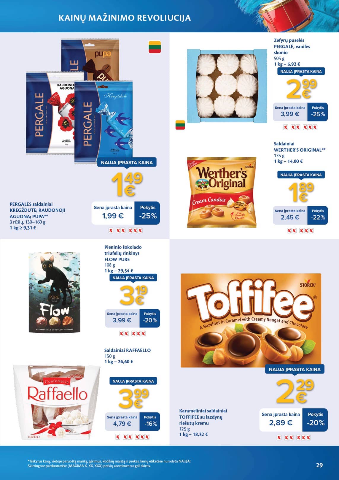 Maxima - Maxima nuolaidų leidinys "Kainų mažinimo revoliucija" | 2026-03-03 - 2026-04-06 29 puslapis