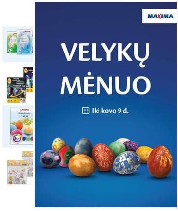Maxima - VELYKŲ MĖNUO 2026-03-03 – 2026-03-09