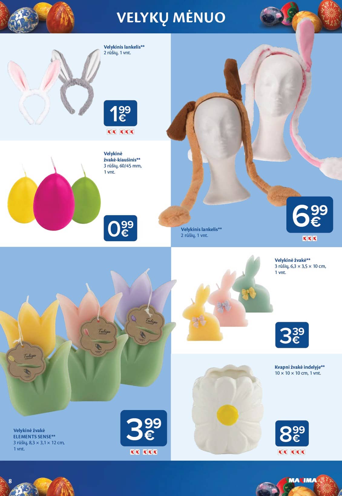 Maxima - VELYKŲ MĖNUO 8 puslapis