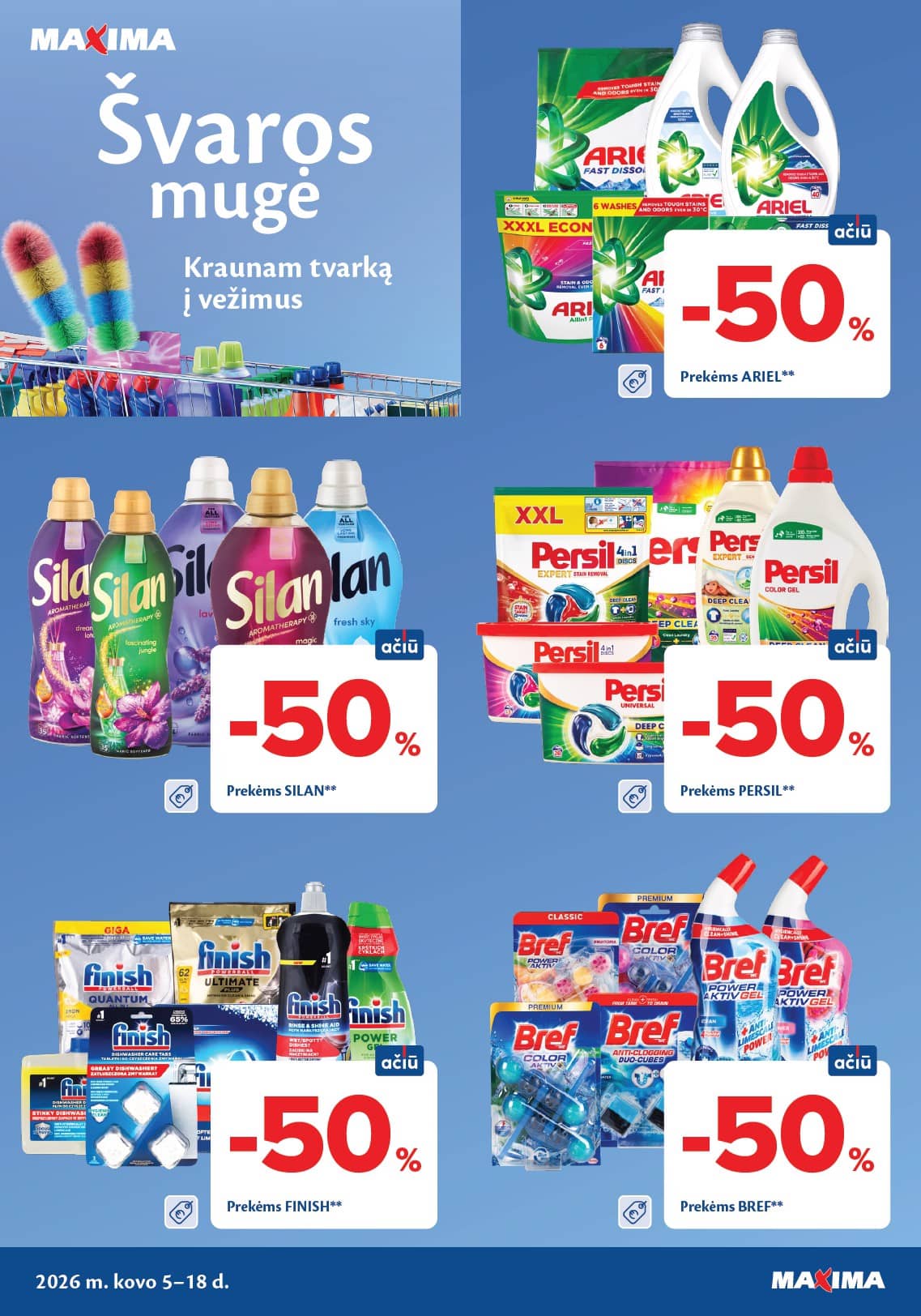 Maxima - Švaros mugė 1 puslapis