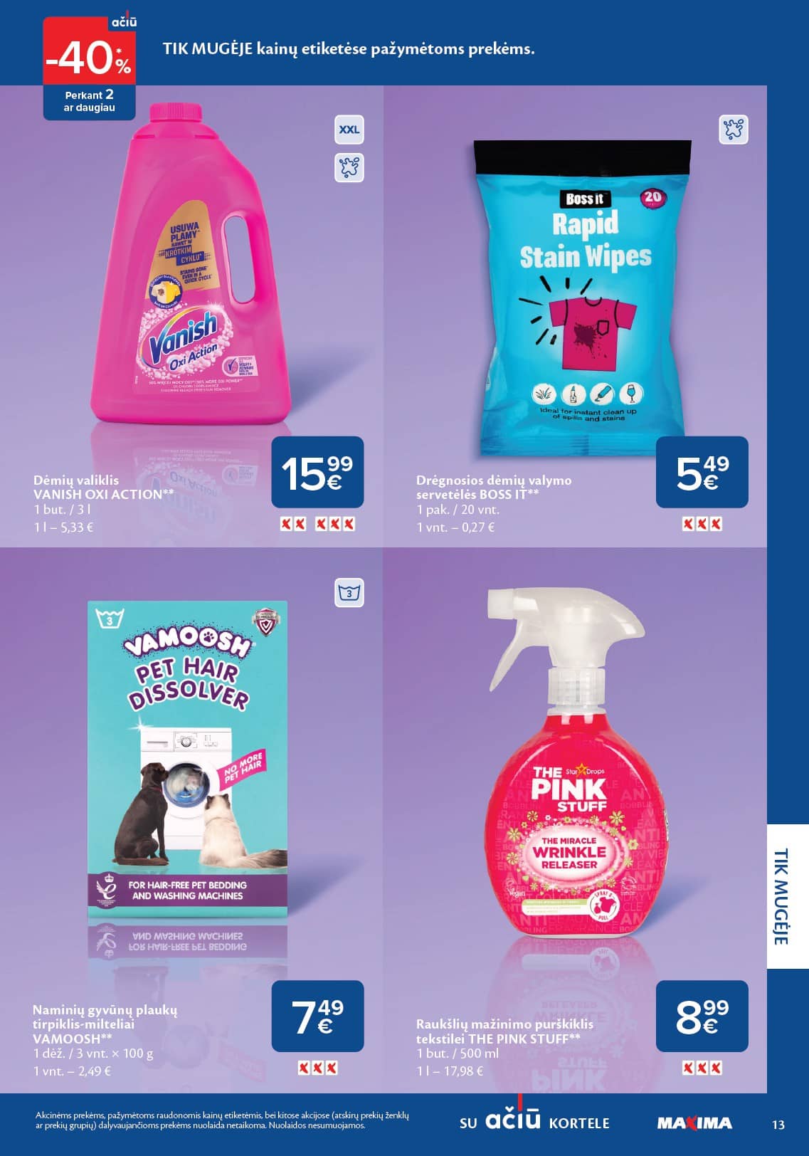 Maxima - Švaros mugė 13 puslapis