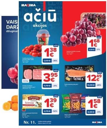 Maxima - Naujausias Maxima "AČIŪ" akcijų leidinys | 2026-03-10 - 2026-03-16 2026-03-10 – 2026-03-16