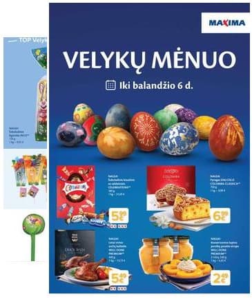 Maxima - VELYKŲ MĖNUO 2026-03-03 – 2026-04-06