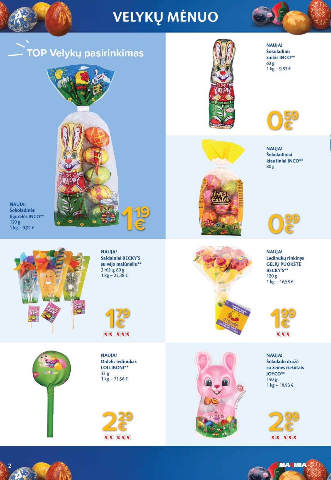 Maxima - VELYKŲ MĖNUO 2 puslapis