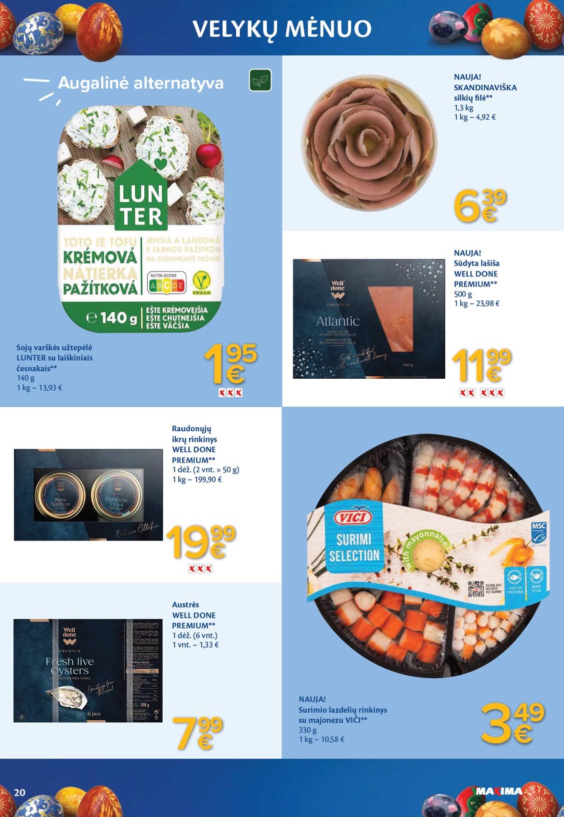 Maxima - VELYKŲ MĖNUO 20 puslapis