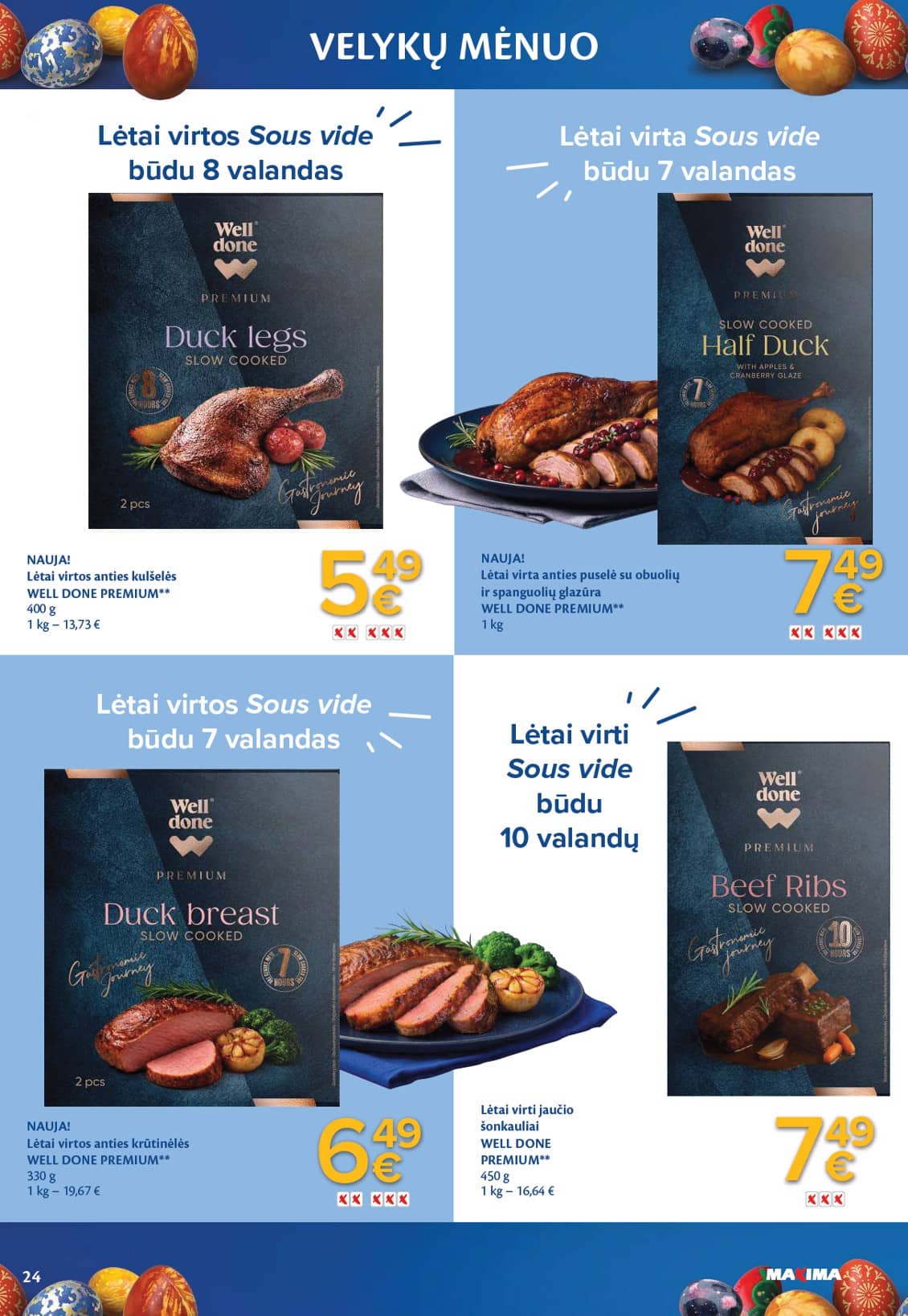 Maxima - VELYKŲ MĖNUO 24 puslapis